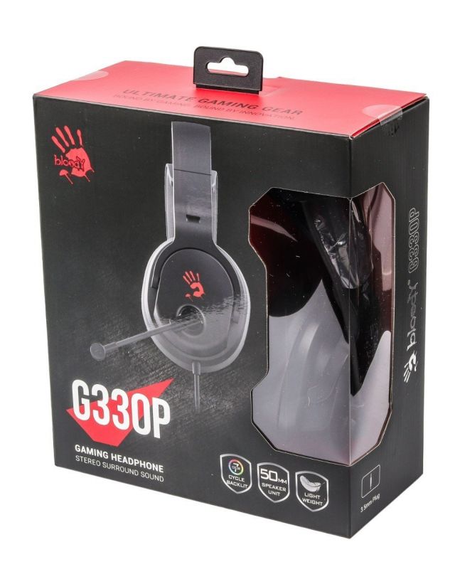 Гарнітура A4Tech Bloody G330p Black