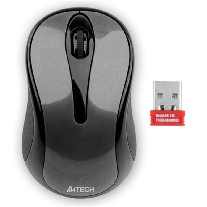 Мишка бездротова A4Tech G3-280N Grey USB V-Track