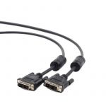 Кабель Cablexpert DVI - DVI, M\M, 1.8 м, чорний (CC-DVI-BK-6) пакет