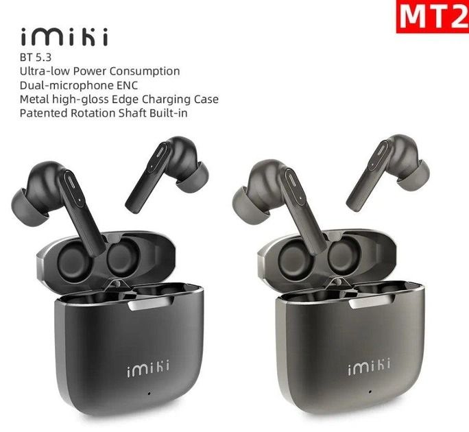 Bluetooth-гарнітура iMiLab imiki Earphone MT2 Black