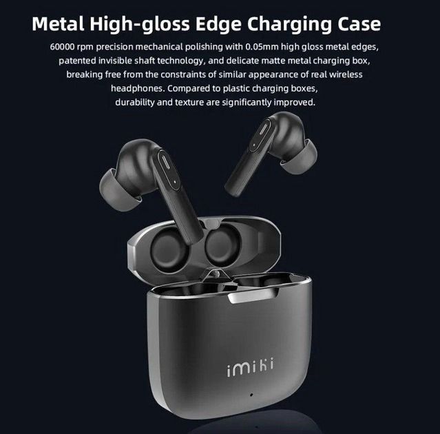 Bluetooth-гарнітура iMiLab imiki Earphone MT2 Black