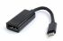 Адаптер Cablexpert (A-CM-DPF-01) USB3.1 Type C - DisplayPort, 0.15 м, чорний