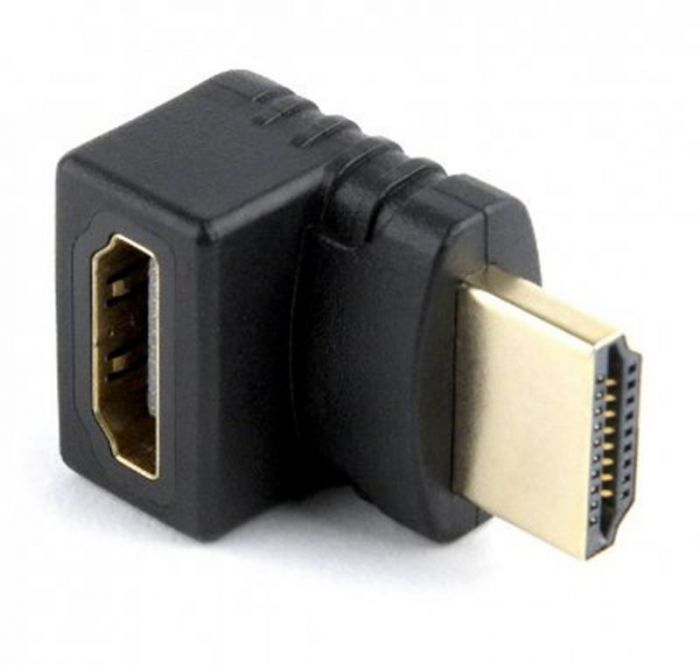 Адаптер Cablexpert (A-HDMI270-FML) HDMI-HDMI, кут 270 градусів, чорний