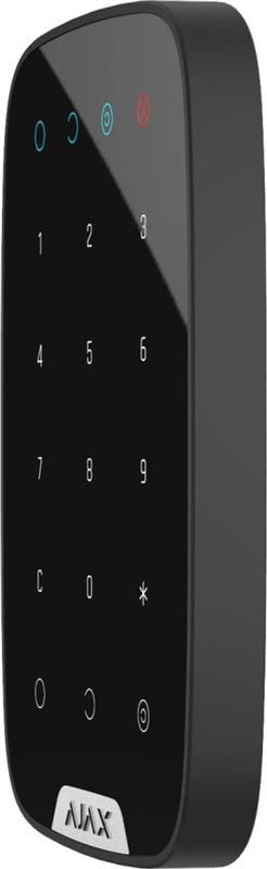 Бездротова сенсорна клавіатура Ajax KeyPad Black (000005653/8722.12.BL1)