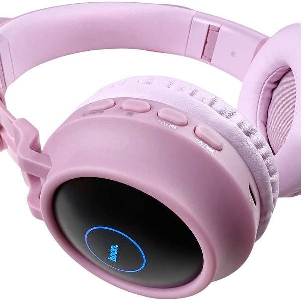 Bluetooth-гарнітура Hoco W27 Cat Ear Pink (W27P)