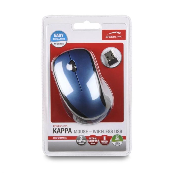 Миша бездротова SpeedLink Kappa (SL-630011-BE) Blue USB