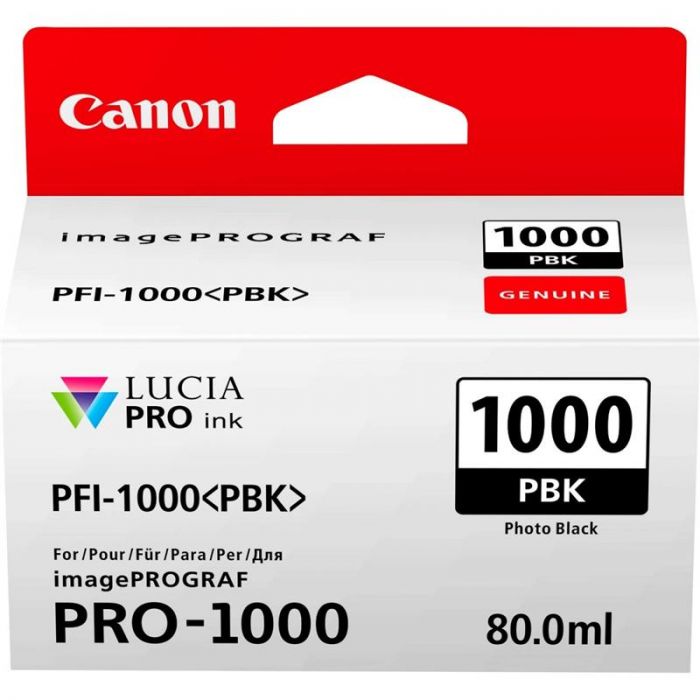 Картридж Canon (PFI-1000PBK) iPFPro1000, Photo Black (0546C001)
