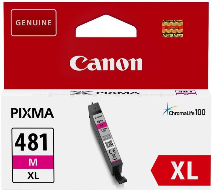 Картридж CANON (CLI-481XL) PIXMA TS6140/8140/9140/TR8540/7540 (2045C001) Magenta