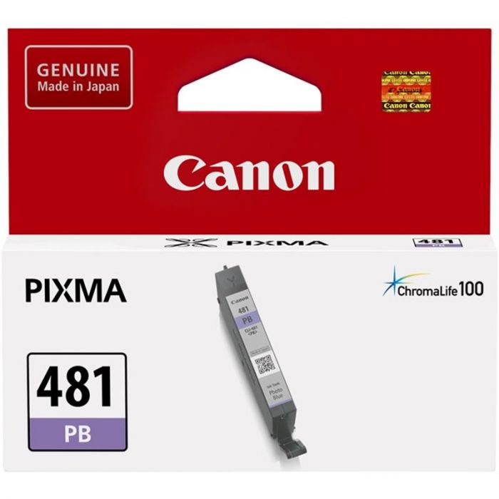 Картридж CANON (CLI-481) PIXMA TS6140/8140/9140/TR8540/7540 (2102C001) Photo Blue