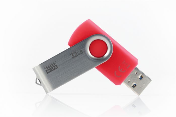 Флеш-накопичувач USB3.0 32GB GOODRAM UTS3 (Twister) Red (UTS3-0320R0R11)