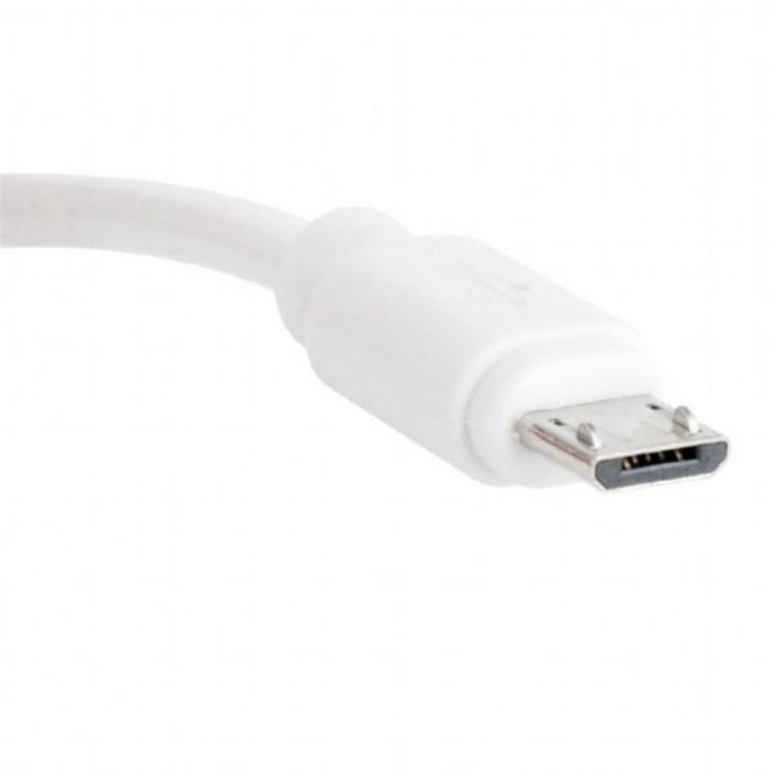 Кабель Cablexpert (CC-mUSB2C-AMBM-6-W) USB 2.0 - Micro B, 1.8м, спіральний, білий