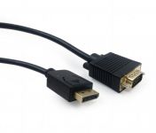 Кабель Cablexpert DisplayPort - VGA, M/M, 1.8 м, чорний (CCP-DPM-VGAM-6) пакет