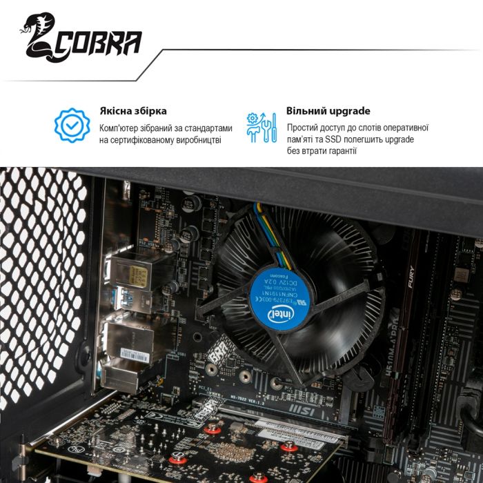 Персональний комп`ютер COBRA Advanced (I64.8.S2.165.533)