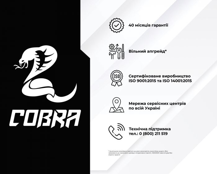 Персональний комп`ютер COBRA Optimal (A43GE.16.H2S1.INT.2677)