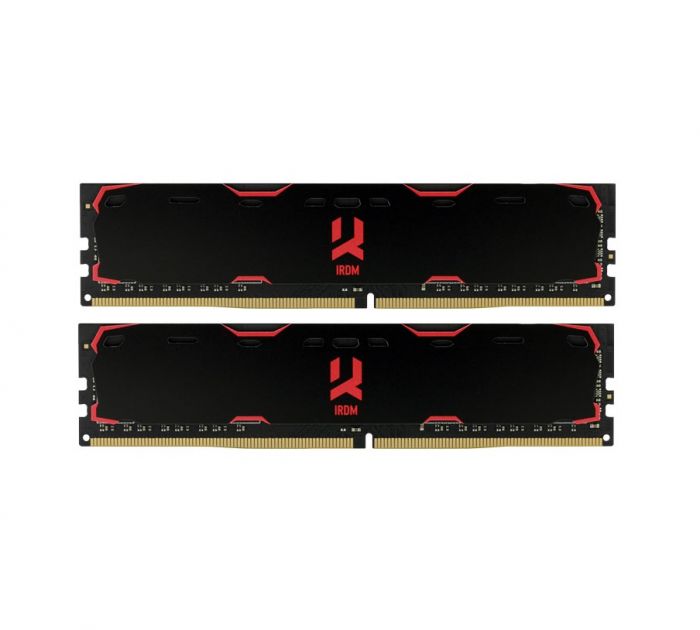 Модуль пам`ятi DDR4 2x8GB/2400 GOODRAM Iridium Black (IR-2400D464L15S/16GDC)