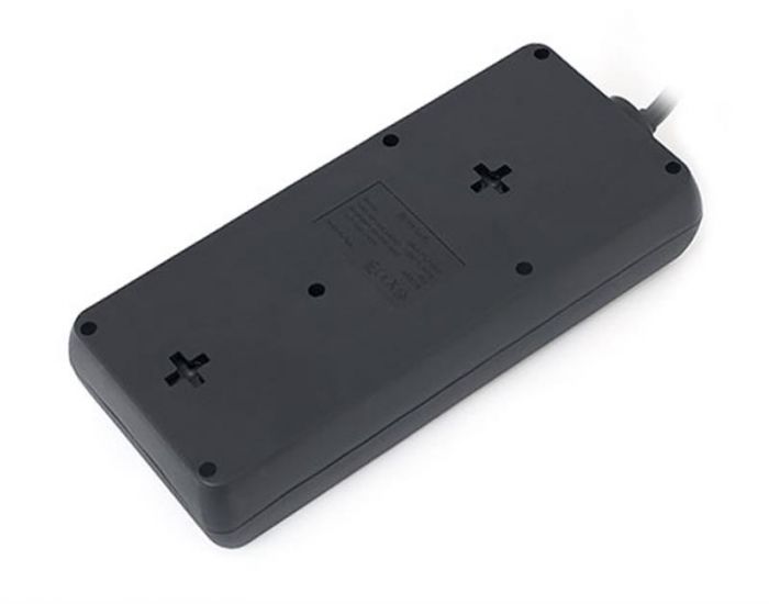 Фільтр живлення REAL-EL RS-8 Protect 1.8 м Black