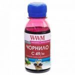 Чорнило WWM Canon Pixma G1400/2400/3400 (Magenta) (C49/M-2) 100г