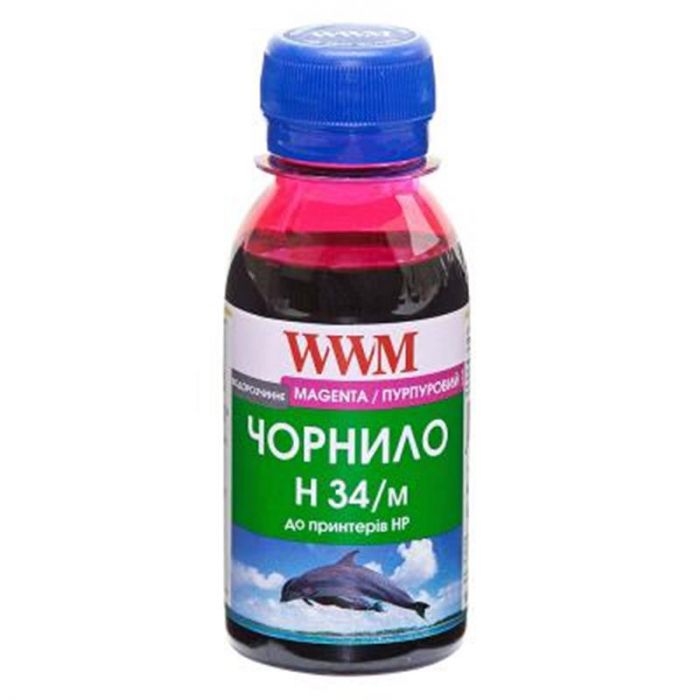 Чорнило WWM HP 22/121/122 (Magenta) (H34/M-2) 100г