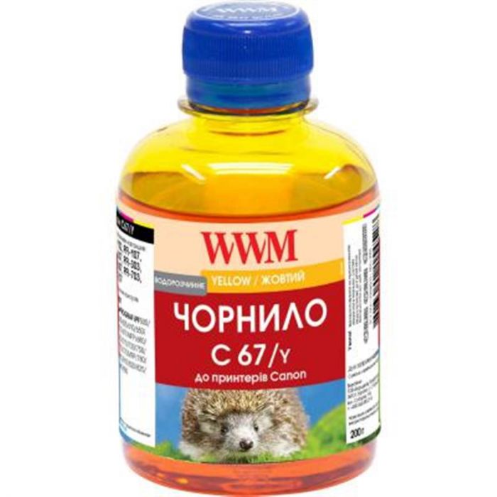 Чернила WWM Canon IPF-107Y (Yellow) (C67/Y) 200г