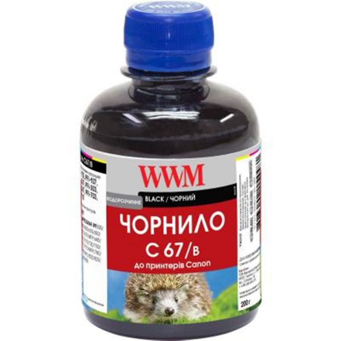 Чернила WWM Canon IPF-107Bk (Black) (C67/B) 200г