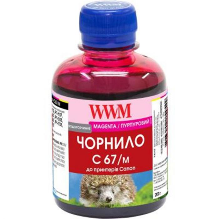 Чернила WWM Canon IPF-107M (Magenta) (C67/M) 200г