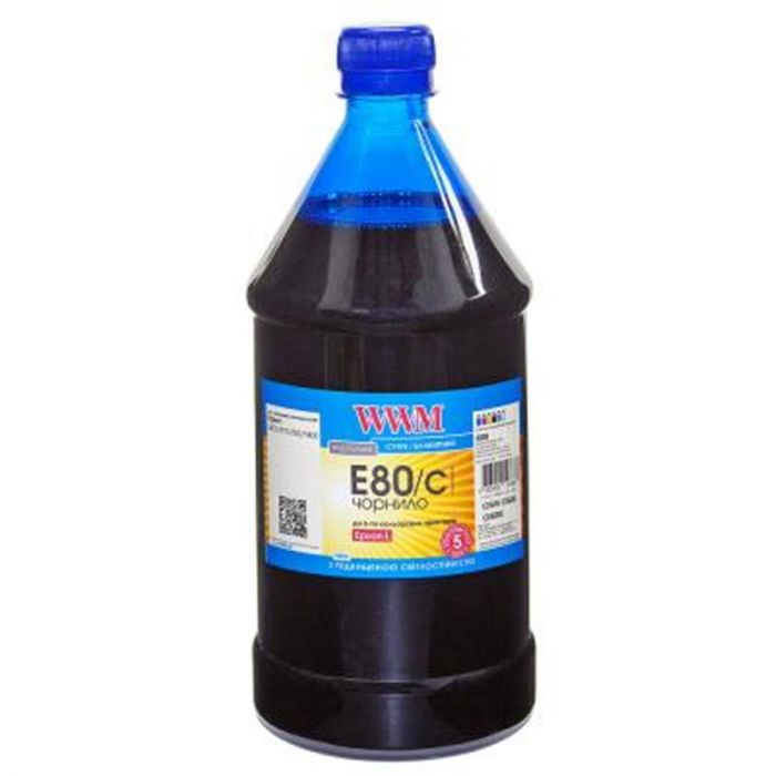 Чорнило WWM Epson L800 (Cyan) (E80/C-4) 1000г