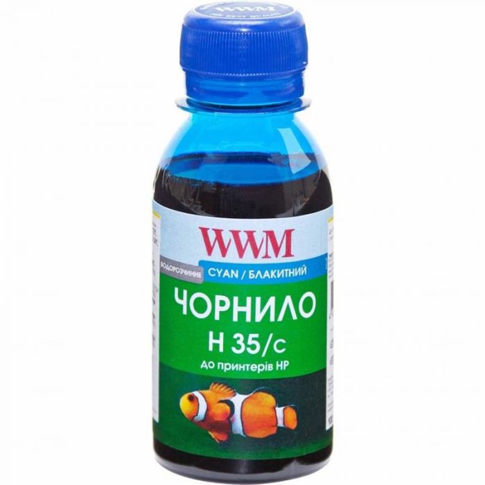 Чорнило WWM HP 22/134/121 (Cyan) (H35/C-2) 100г