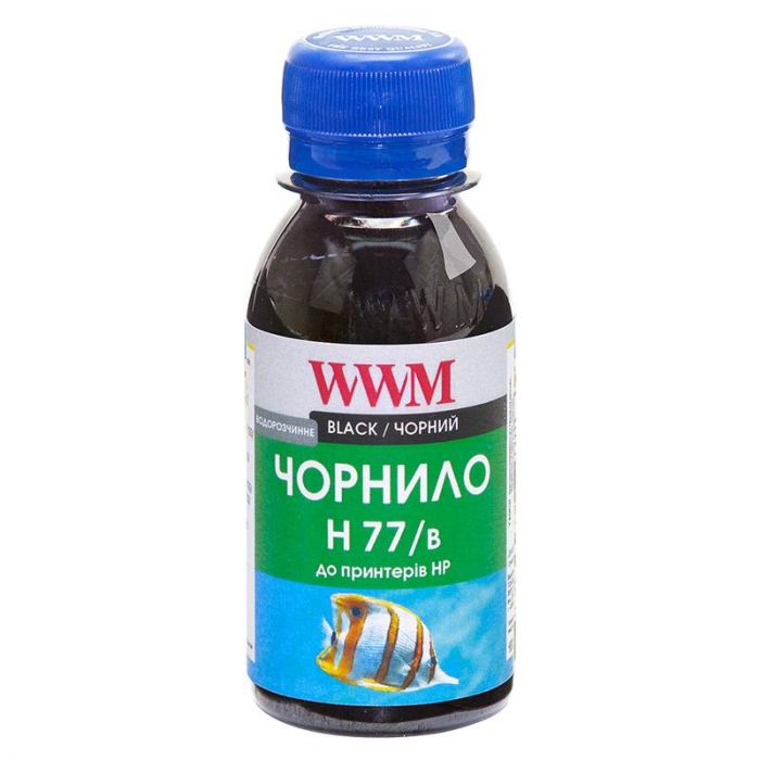 Чорнило WWM HP 177/84 (Black) (H77/B-2) 100г