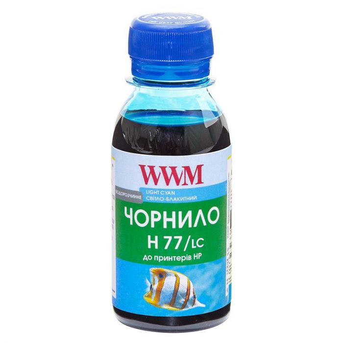 Чорнило WWM HP 177/85 (Light Cyan) (H77/LC-2) 100г