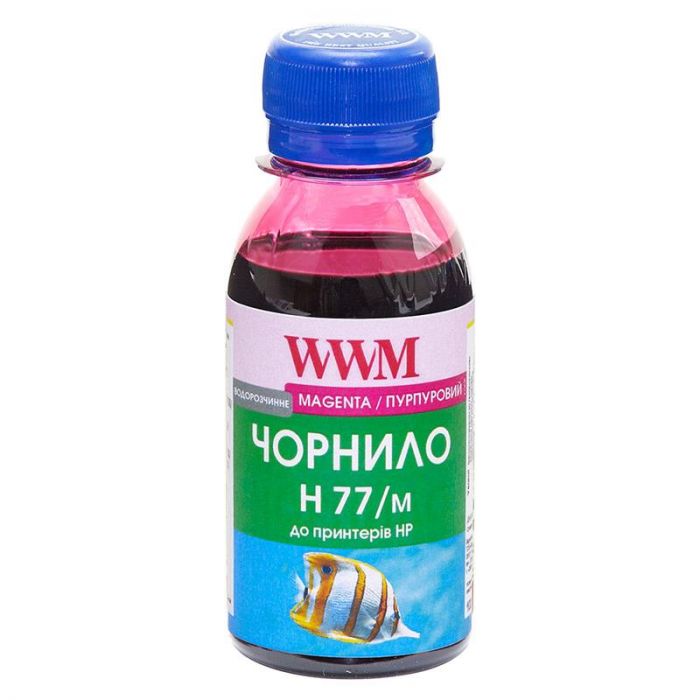 Чорнило WWM HP 177/85 (Magenta) (H77/M-2) 100г