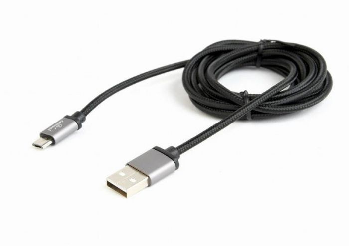 Кабель Cablexpert USB - micro USB V 2.0 (M/M), 1.8 м, чорний (CCB-mUSB2B-AMBM-6) 