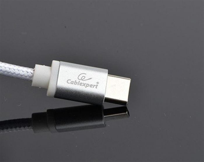 Кабель Cablexpert (CCB-mUSB2B-AMCM-6-S) USB 2.0 - USB Type-C, 1.8м, серебристий