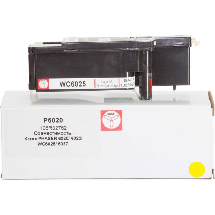 Картридж BASF (BASF-KT-106R02762) Xerox Phaser 6020/6022/WC6025/6027 Yellow (106R02762)