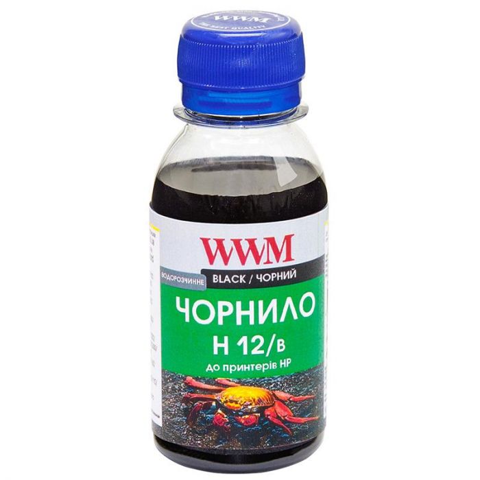 Чорнило WWM HP N10/13/14/82 Black (H12/B-2) 100г