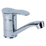 Змішувач s07 Ø40 для кухні гусак прямий 150мм на гайці TAU SE-1B145C (9807100)