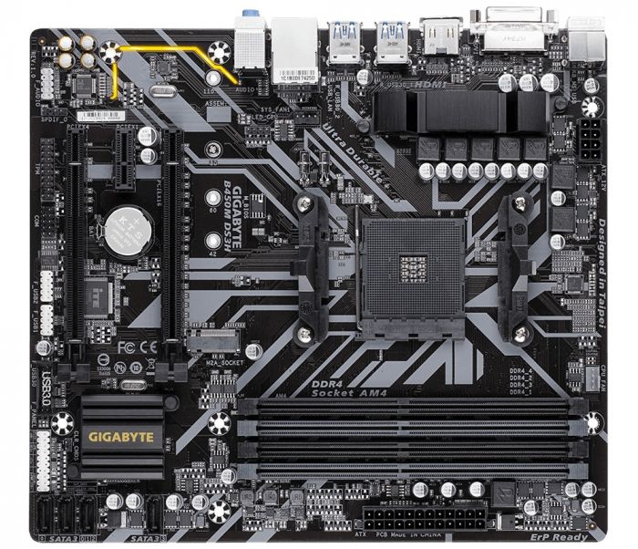 Материнська плата Gigabyte B450M DS3H Socket AM4