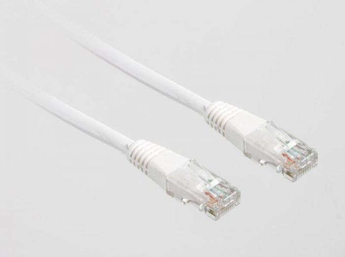 Патч-корд UTP Cablexpert (PP12-0.5M-W) літий, 50u "штекер із засувкою, 0.5 м, білий