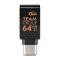 Флеш-накопичувач USB3.1 64GB OTG Type-C Team M181 Black (TM181364GB01)