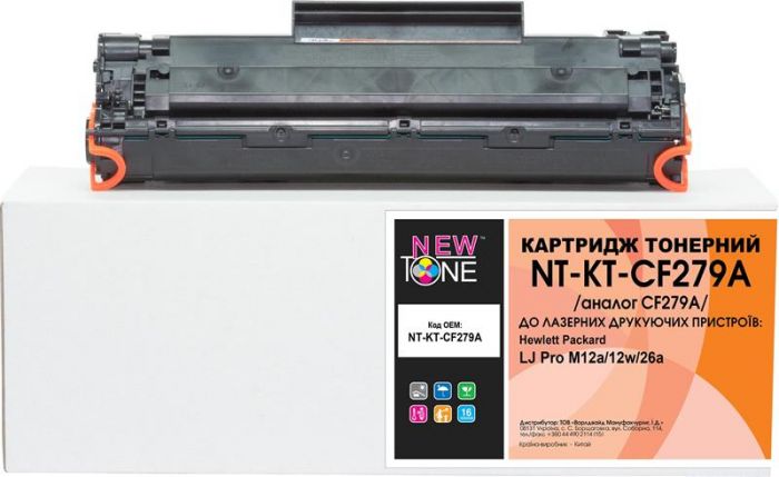 Картридж NewTone (NT-KT-CF279A) HP LJ Pro M12a/12w/26a Black (CF279A)