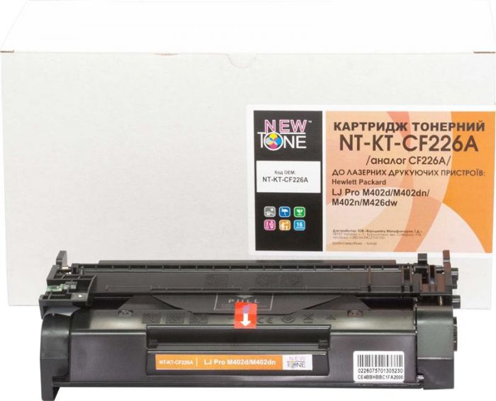 Картридж NewTone (NT-KT-CF226A) HP LJ Pro M402d/M402dn/M402n/M426dw Black (CF226A)