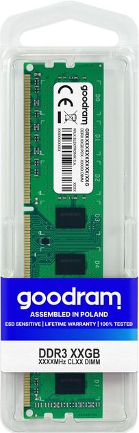 Модуль пам`ятi DDR3 4GB/1333 GOODRAM (GR1333D364L9S/4G)