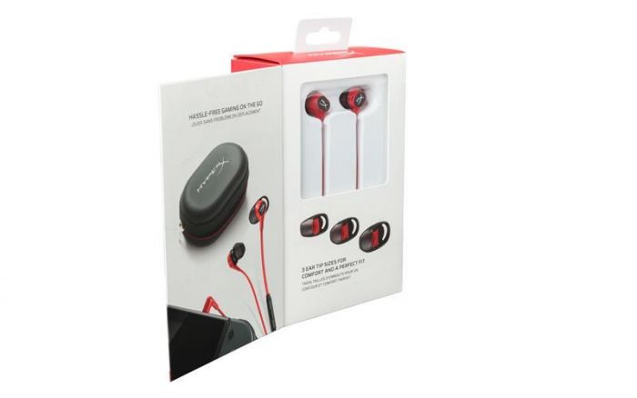 Гарнітура HyperX Cloud Earbuds Black/Red (4P5J5AA)