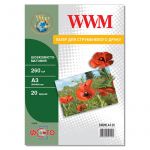 Фотопапiр WWM Photo шовковисто-матовий 260г/м2 А3 20арк. (SM260.A3.20)