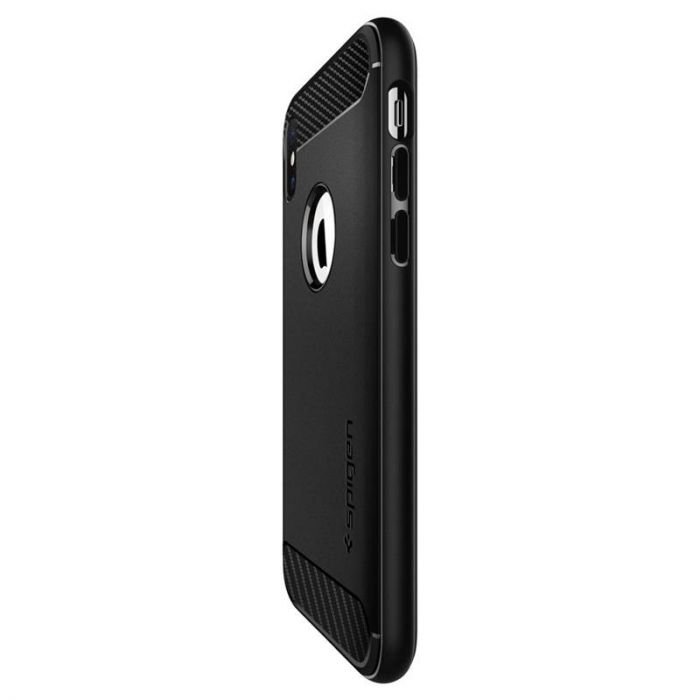 Чохол-накладка Spigen Rugged Armor для Apple iPhone XS Max Matte Black (065CS25125)