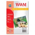 Фотопапiр WWM Photo глянцевий 225г/м2 10х15см 20л (G225.F20/C)