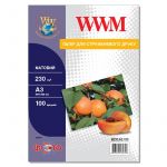 Фотопапiр WWM Photo матовий 230г/м2 А3 100л (M230.A3.100)