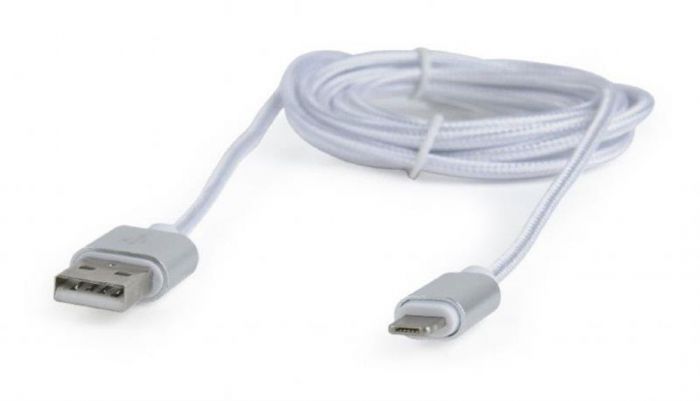 Кабель Cablexpert (CCB-USB2AM-mU8P-6) USB2.0 - Lightning+MicroUSB, 1.8 м, сірий