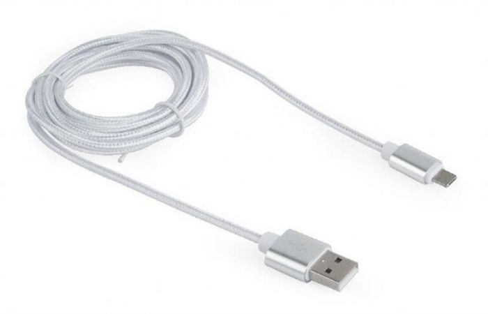 Кабель Cablexpert (CCB-USB2AM-mU8P-6) USB2.0 - Lightning+MicroUSB, 1.8 м, сірий