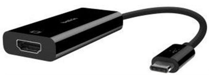 Адаптер Belkin USB Type C - HDMI, 0.1м Black (F2CU038btBLK)