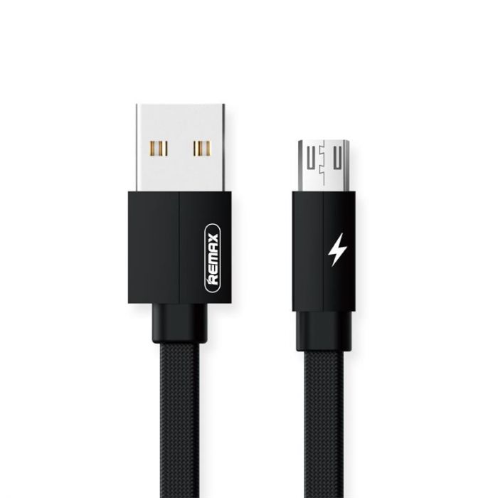 Кабель Remax RC-094m Kerolla USB-MicroUSB, 2м Black (6954851284529)